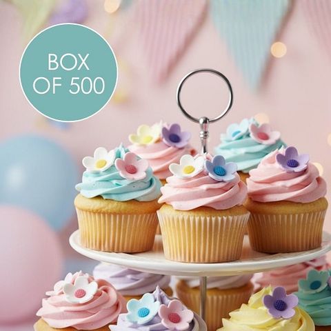 BLOSSOMS ASSORTED MEDIUM | SUGAR FLOWERS | BOX OF 500