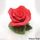 TINY RED ROSE AND LEAF | SUGAR FLOWERS | BOX OF 144