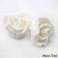 MEDIUM CLASSIC ROSE WHITE | SUGAR FLOWERS | BOX OF 36