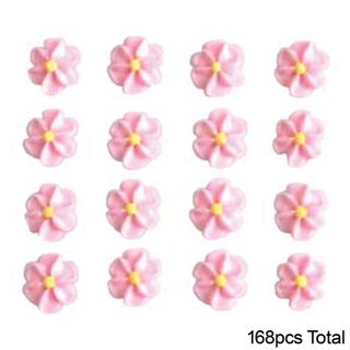 APPLE BLOSSOM SUGAR FLOWERS PINK | BOX OF 168