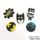 BATMAN | SUGAR DECORATIONS | BOX OF 72