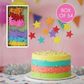 BRIGHT STARS ON WIRE  BOX | SUGAR DECORATIONS | BOX OF 54