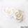 SMALL CLASSIC ROSE WHITE | SUGAR FLOWERS | BOX OF 48