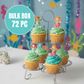 MERMAIDS | SUGAR DECORATIONS | BOX OF 72
