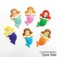 MERMAIDS | SUGAR DECORATIONS | BOX OF 72
