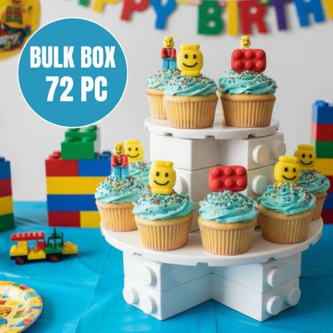 LEGO | SUGAR DECORATIONS | BOX OF 72