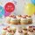 DAISY SWIRL SUGAR FLOWERS RED | BOX OF 150