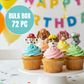 PAW PATROL | SUGAR DECORATIONS | BOX OF 72