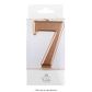 WISH | NUMBER 7 | ROSE GOLD METALLIC CANDLE