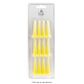 WISH | BULLET CANDLES | YELLOW | 12 CANDLES