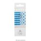 WISH | DOTS & STRIPES CANDLES | BLUE | 12 CANDLES