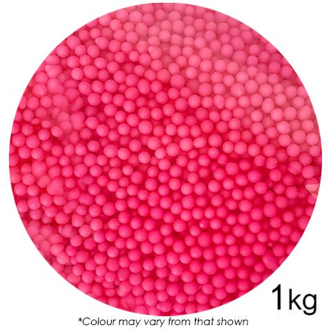 SPRINK'D | SUGAR BALLS | BRIGHT PINK | 4MM | 1KG | B/B 06/02/26