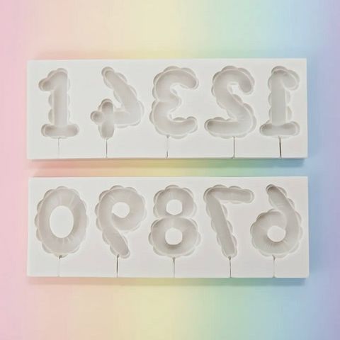 BALLOON NUMBERS | SILICONE MOULD