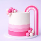WISH | PINK RAINBOW CAKE TOPPER