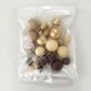 BROWN, CREAM, GOLD | DECO FOAM BALL TOPPER | 32 PC SET