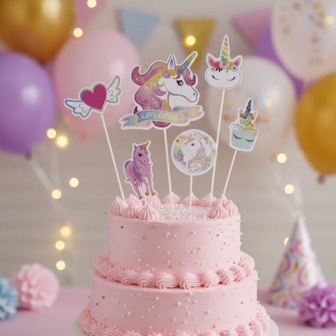 WISH | UNICORN | TOPPER SET | 6 PC