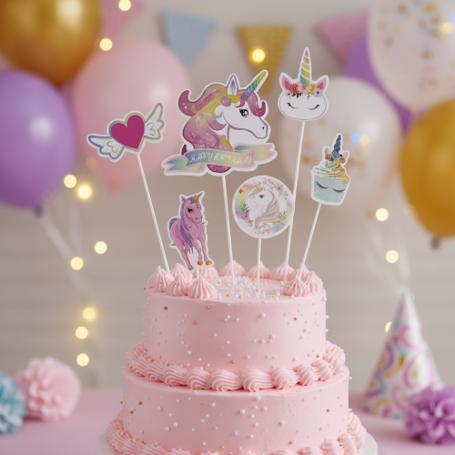 WISH | UNICORN | TOPPER SET | 6 PC