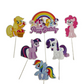 WISH | MY LITTLE PONY | TOPPER SET | 6 PC