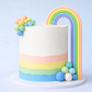 WISH | PASTEL RAINBOW CAKE TOPPER