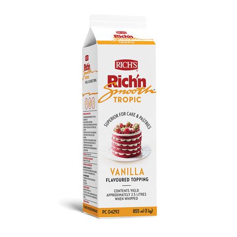 RICH'S | FROZEN RICH N SMOOTH TROPIC | NATURAL VANILLA FLAVOUR | 1 KG