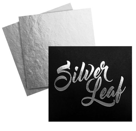 CAKE CRAFT | PURE SILVER LEAF | 10 SHEETS
