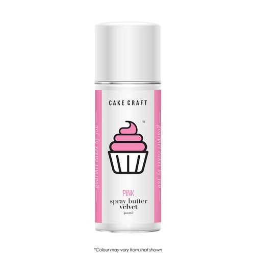 CAKE CRAFT | SPRAY BUTTER VELVET | PINK | 400ML