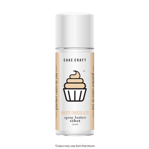 CAKE CRAFT | SPRAY BUTTER VELVET | WHITE CHOCOLATE | 400ML