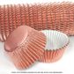 CAKE CRAFT | 408 ROSE GOLD FOIL BAKING CUPS | PACK OF 500