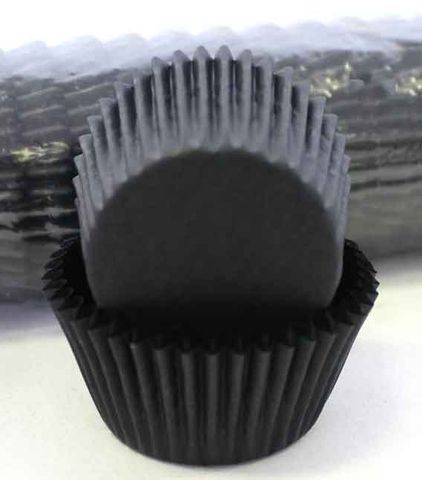 408 BAKING CUPS - BLACK - 500 PIECE PACK