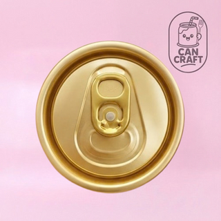 CAN CRAFT | GOLD RING PULL ALUMINIUM DRINK LIDS | 100 PC