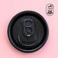CAN CRAFT | BLACK RING PULL ALUMINIUM DRINK LIDS | 100 PC