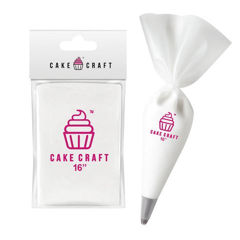 CAKE CRAFT | COTTON PASTRY/PIPING BAG | 16 INCH | REUSABLE HEAVY DUTY