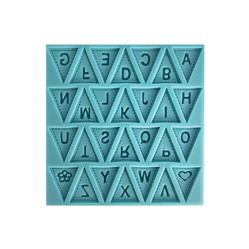 BUNTING LETTER SILICONE MOULD