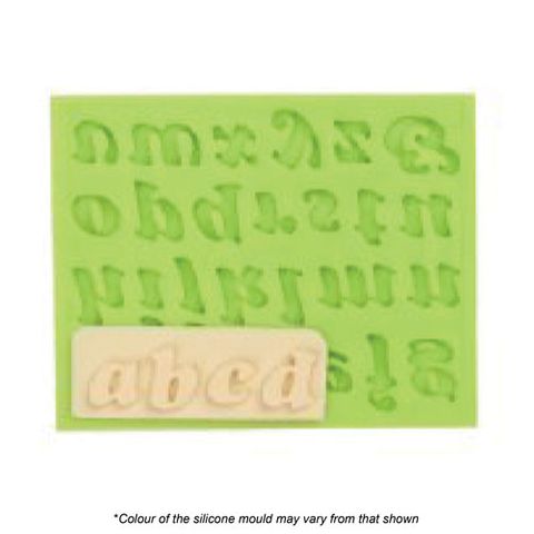 LOWER CASE LETTER SET 1 SILICONE MOULD