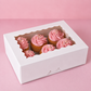 CAKE CRAFT | WHITE | 6 HOLE CUPCAKE BOX | RETAIL PACK