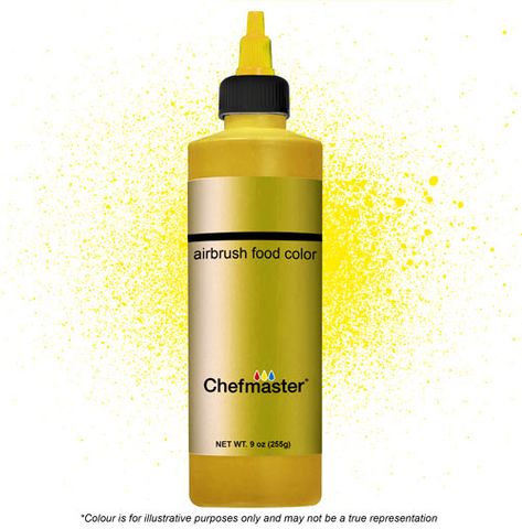 CHEFMASTER, METALLIC GOLD, AIRBRUSH FOOD COLOUR