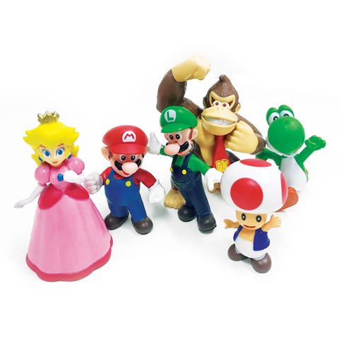 6 Figurines Mario - Lot 1