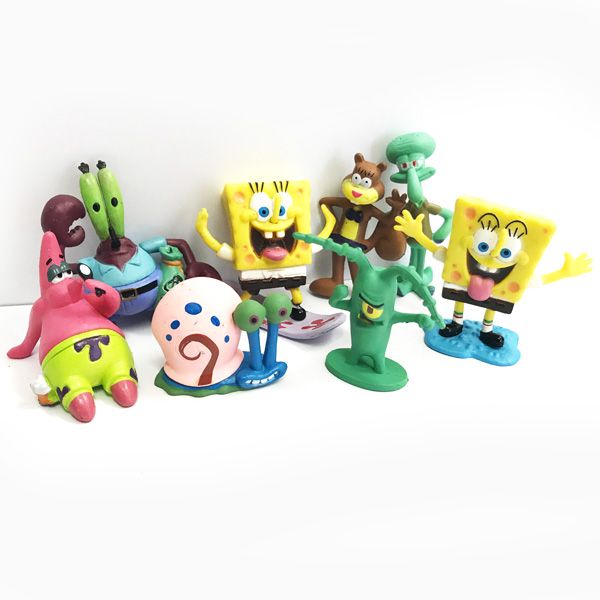 Macadamia Piatti Spongebob plastic Free 18cm, 8pz.