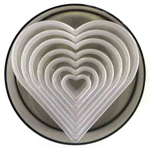 PLAIN HEART CUTTER (7 PC)