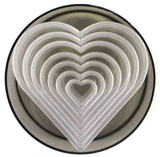 PLAIN HEART CUTTER (7 PC)