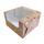 8X8X5 INCH MERRY CHRISTMAS CAKE BOX | SIDE/TOP WINDOW | PE COATED