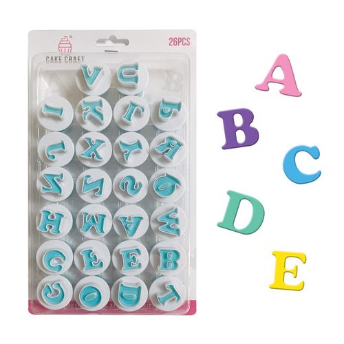 CAKE CRAFT | MINI UPPERCASE ALPHABET CUTTERS