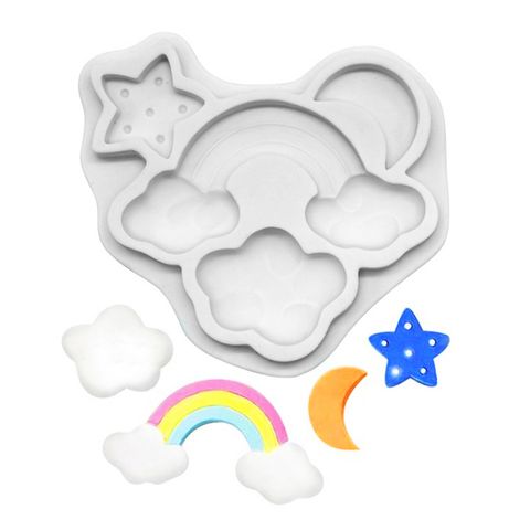 RAINBOW/CLOUDS/MOON/STAR | SILICONE MOULD