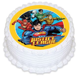 JUSTICE LEAGUE | 160MM ROUND | EDIBLE IMAGE