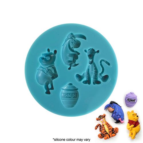 WINNIE THE POOH, TIGGER & EEYORE SILICONE MOULD