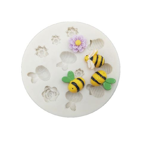 ASSTORTED BEES & FLOWERS SILICONE MOULD