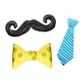 MOUSTACHE, BOWS & TIES | SILICONE MOULD