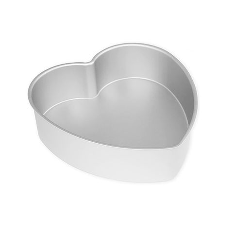 Fat Daddio's Anodized Aluminum Heart Cake Pan, 8 inch x 3 inch