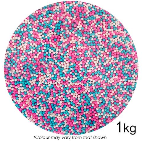 SPRINK'D | PINK/BLUE/WHITE MIX | 2MM BALLS | 1KG