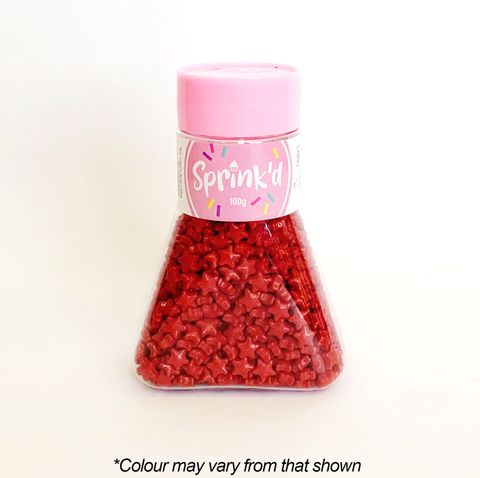 SPRINK'D | STARS | RED | 7MM | 100G | B/B 18/07/25